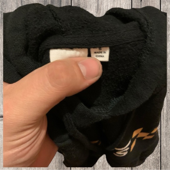 Vans Off The Wall Skater Check Board Cropped Crop Hoodie Scene Emo Thrasher - Picture 5 of 6